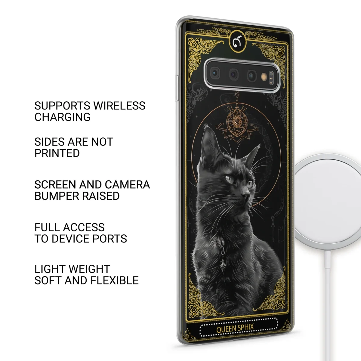 Queen Sphix︱Tarot Card Phone case SIDE IMAGE copy