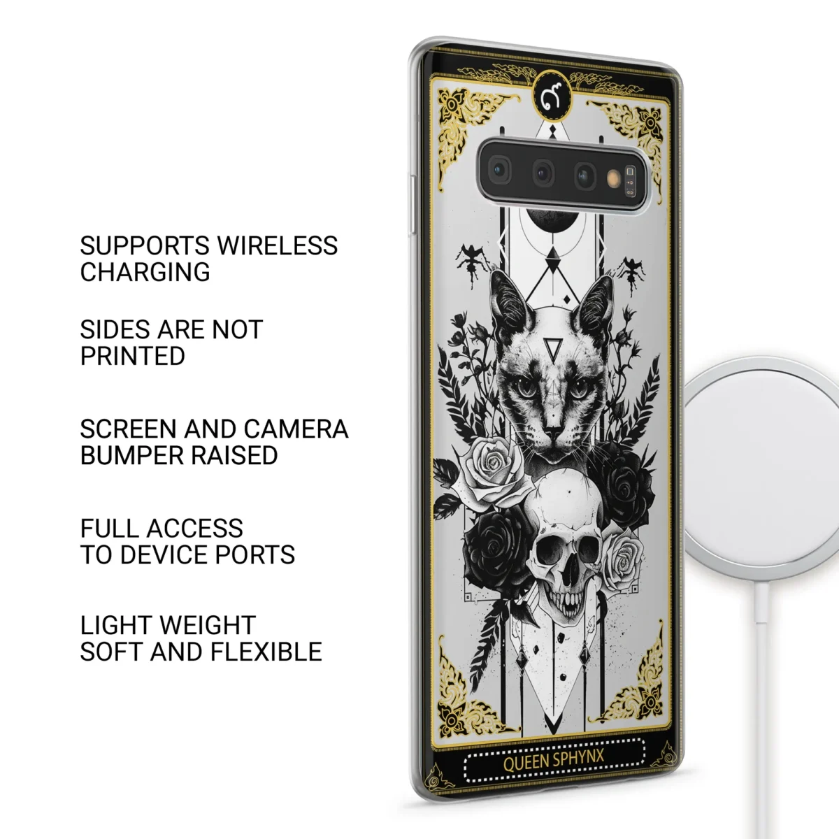 Queen Sphynx︱Tarot Card Phone case SIDE IMAGE copy