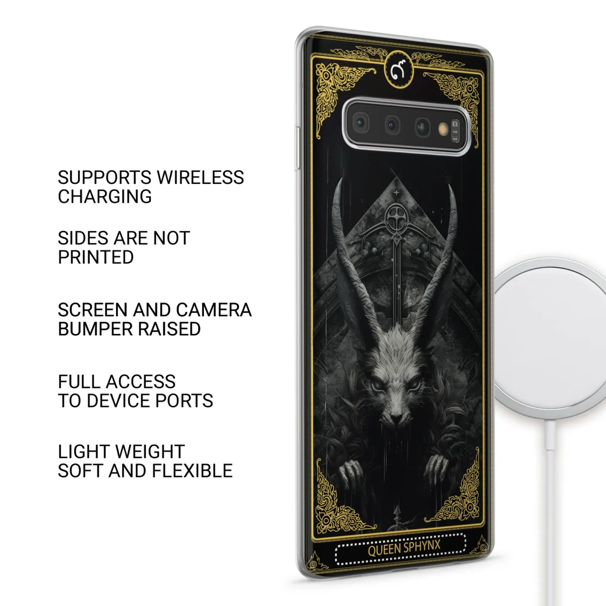 Queen Sphynx︱Tarot Card Phone case SIDE IMAGE copy