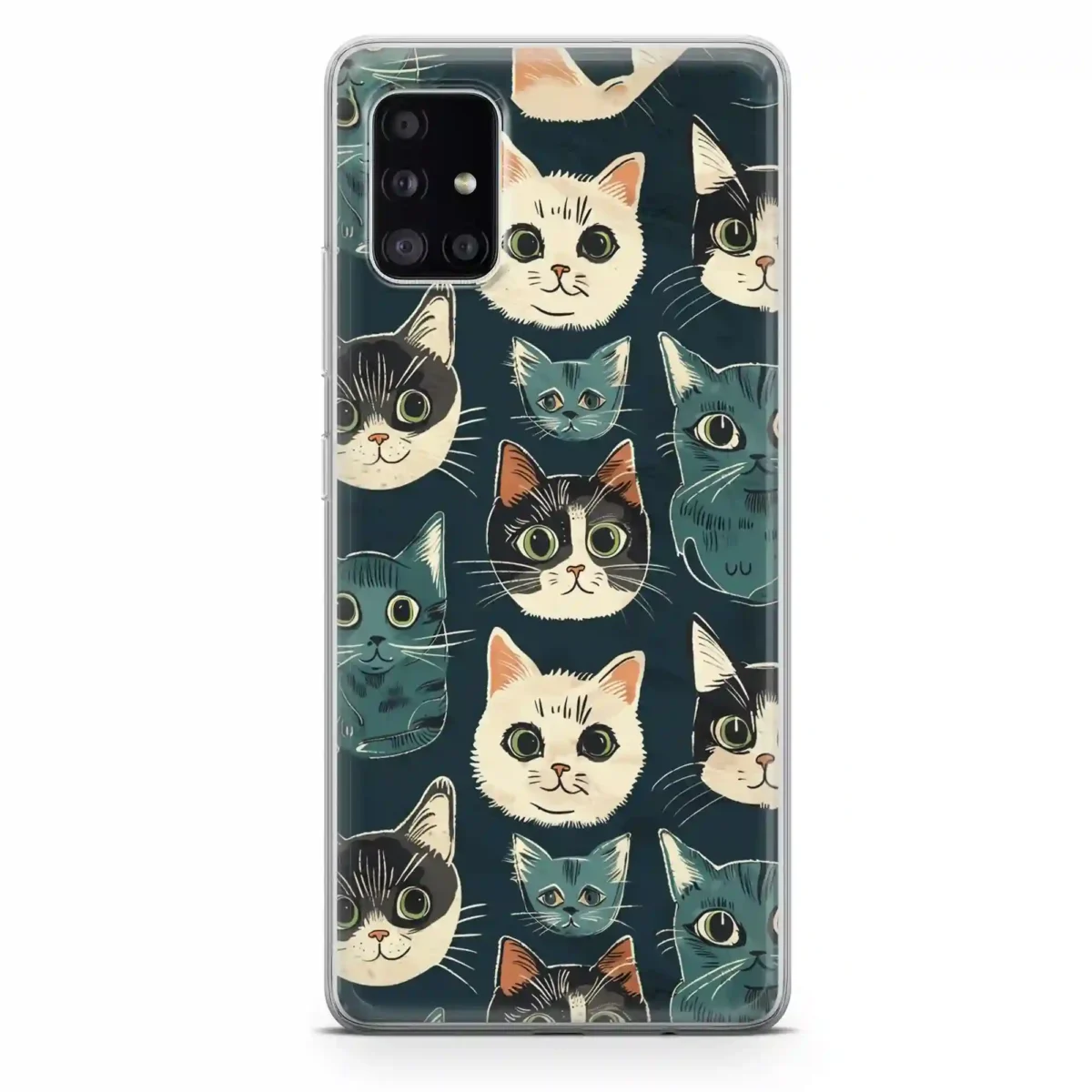 Cute Smile Face︱Cat Phone case Samsung Main copy