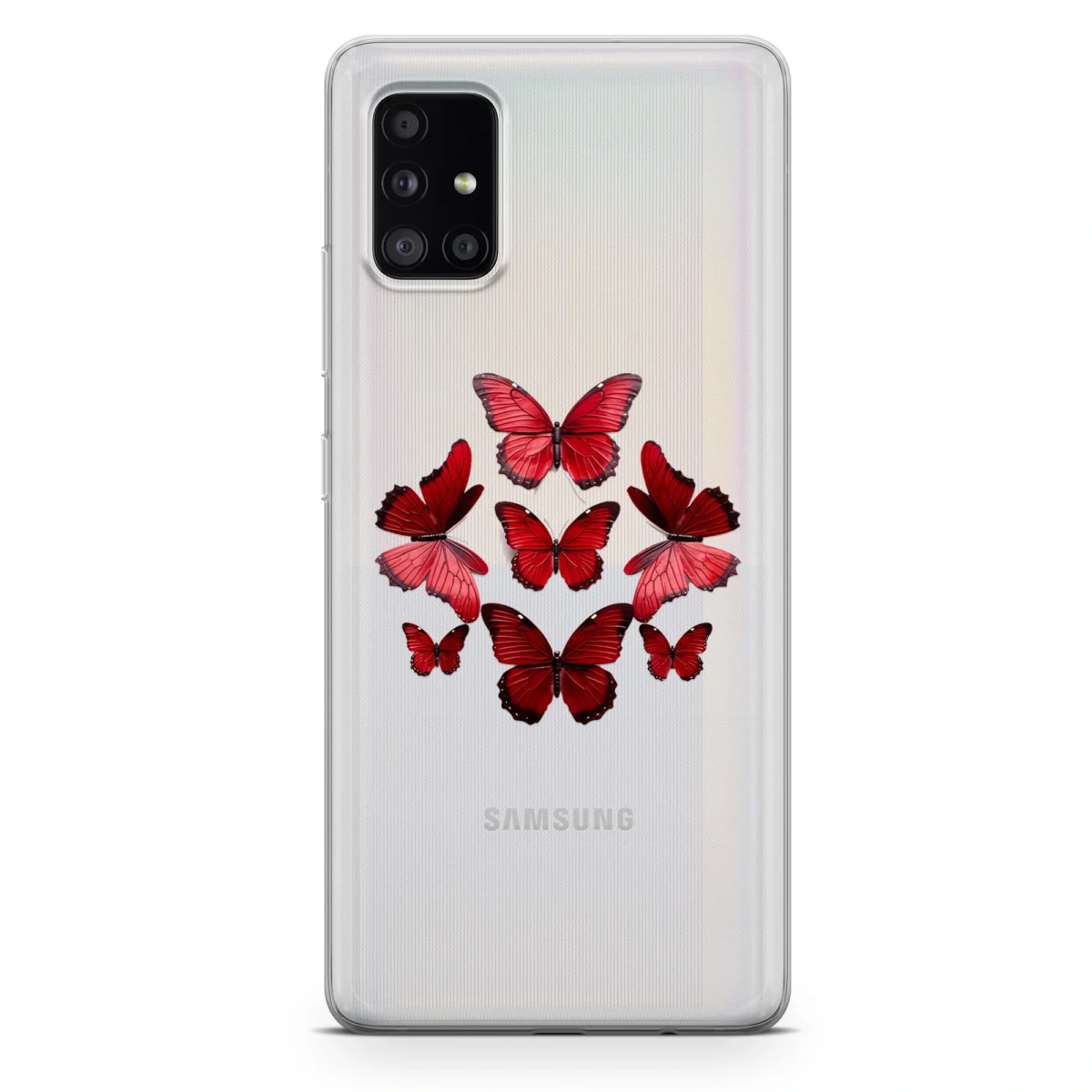 Cute Red Minimalistic︱Butterfly Phone case Samsung Main copy