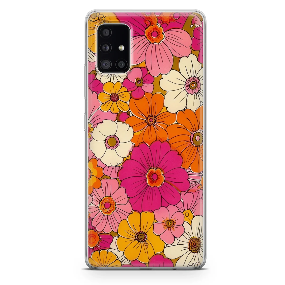 Colorful︱Retro Folwers Phone case Samsung Main copy