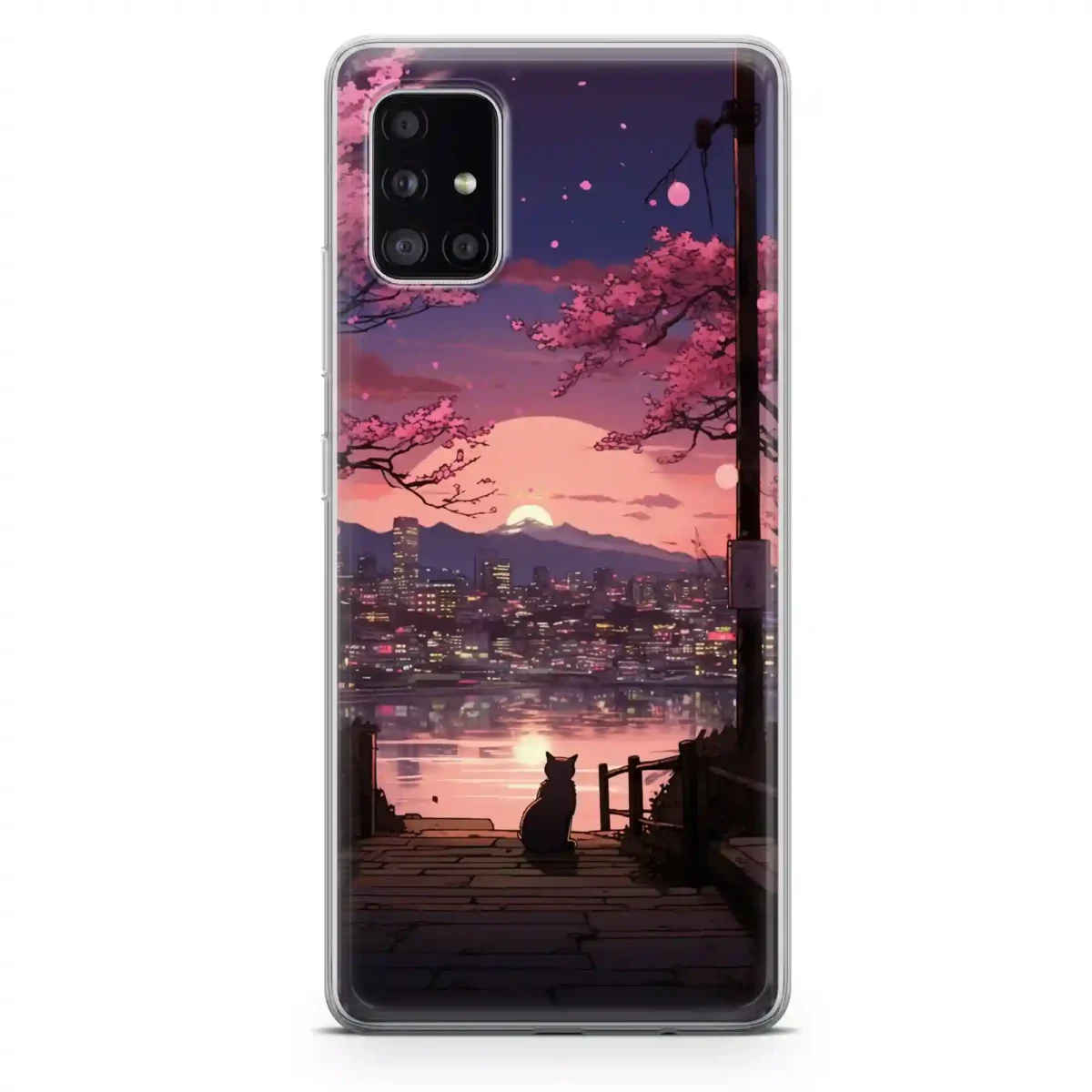 Kittie in Cherry Blossom︱Cat Phone case Samsung Main copy