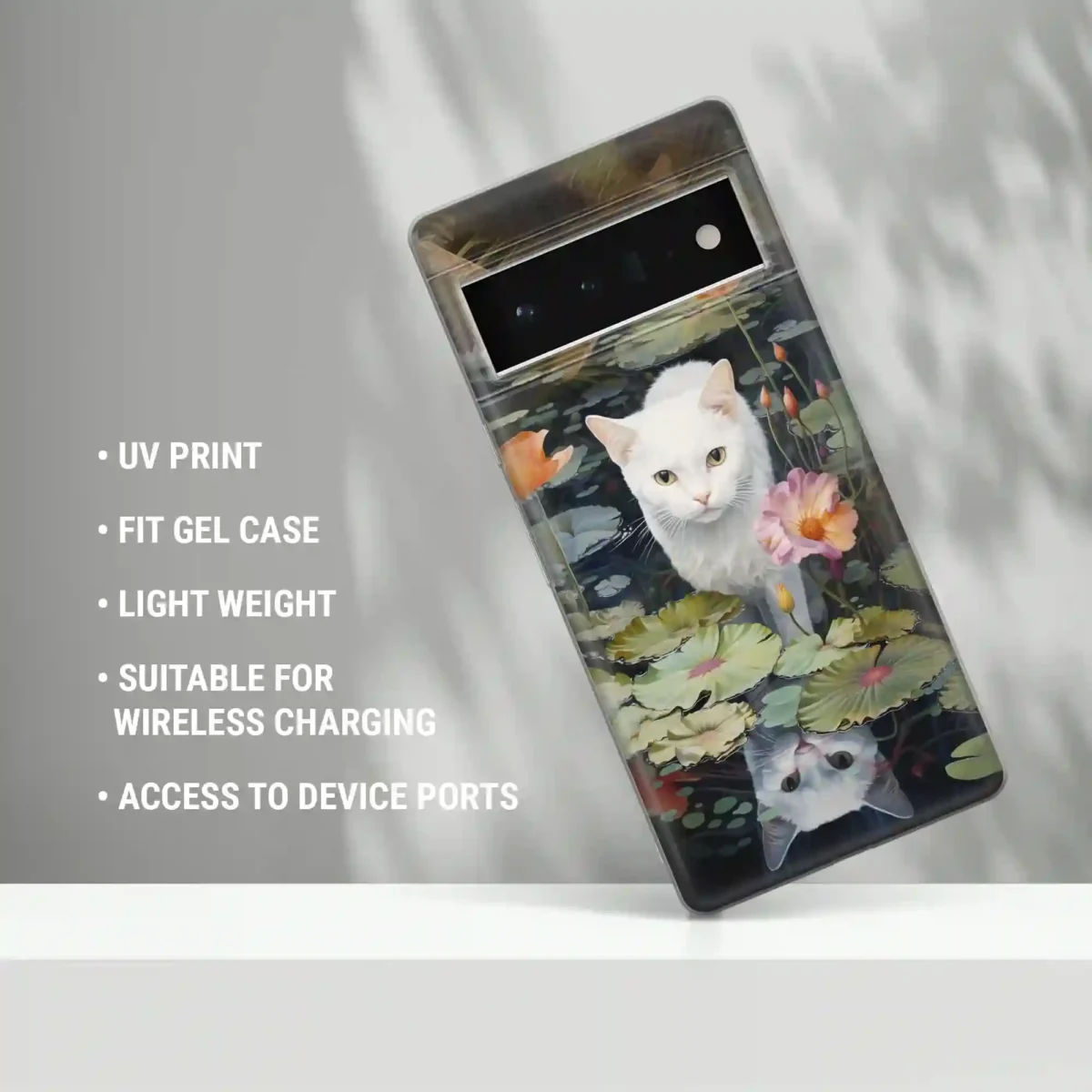 White︱Cat Phone case Three copy