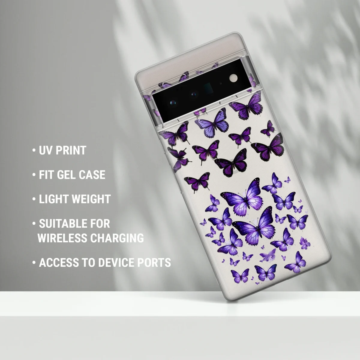 Clear Purple︱Butterfly Phone case Three copy