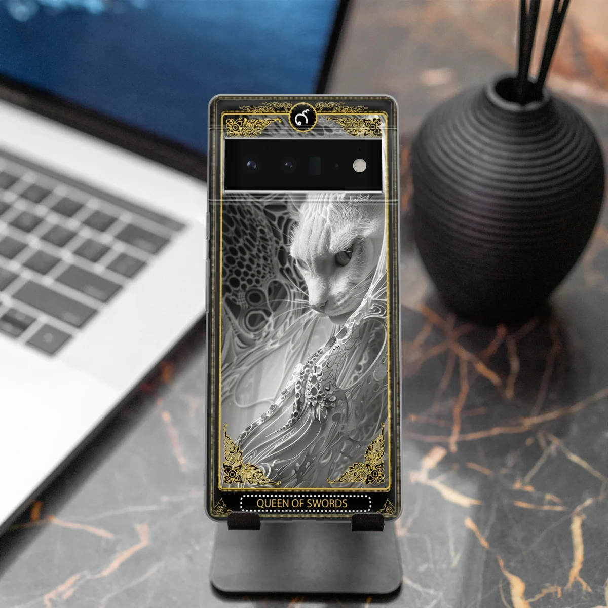 Queen of Swords︱Tarot Card Phone case seven copy