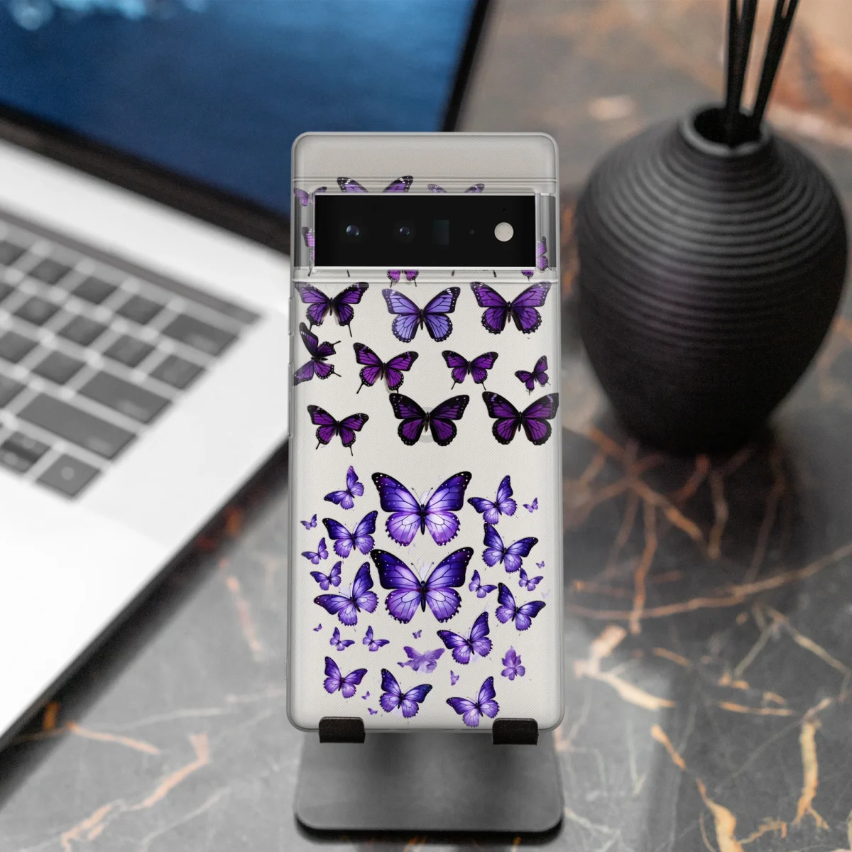 Clear Purple︱Butterfly Phone case seven copy