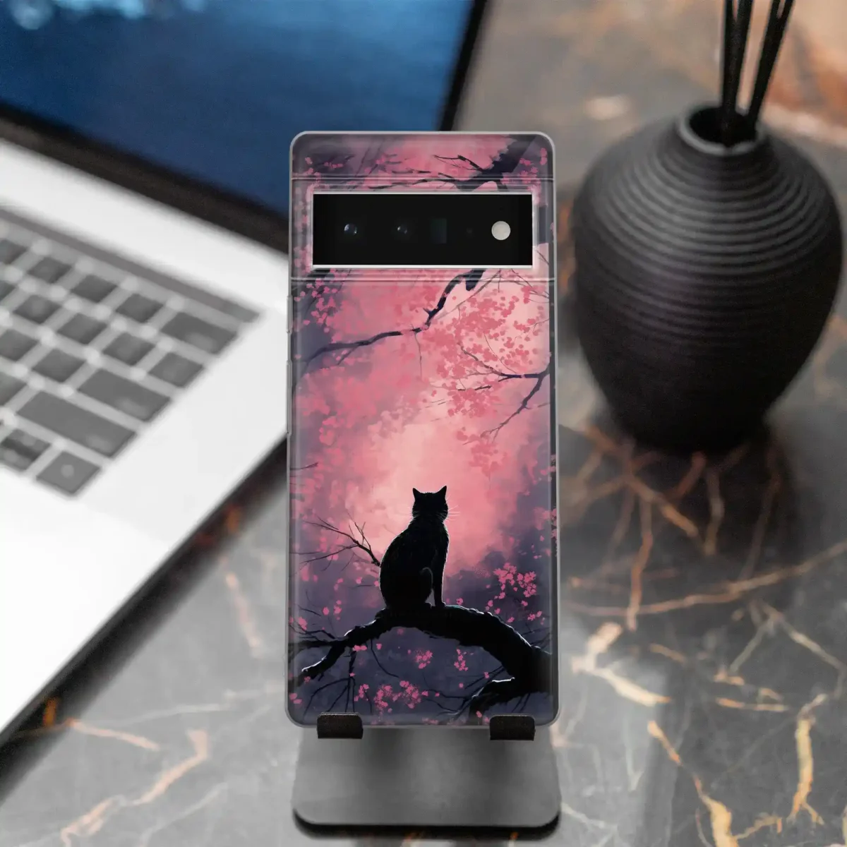 Cherry Blossom Kitty︱Cat Phone case seven copy