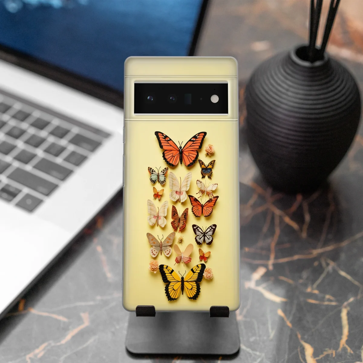 Yellow︱Butterfly Phone case seven copy