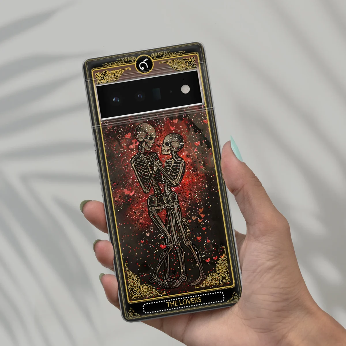 Skeleton Lovers︱Tarot Card Phone case six copy
