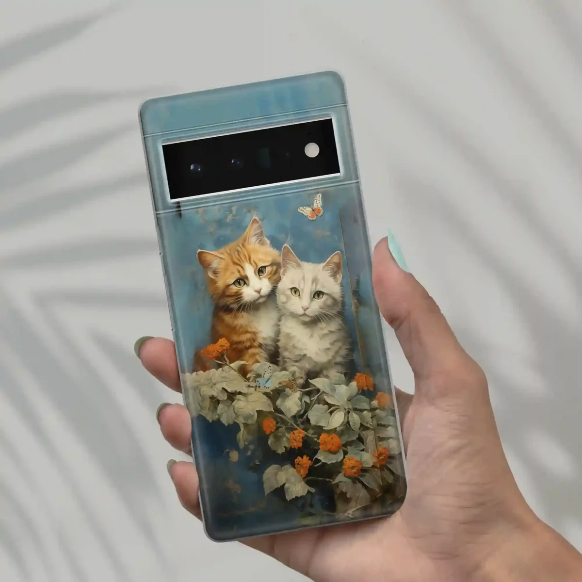 Tabby kittens sitting together︱Cat Phone case six copy
