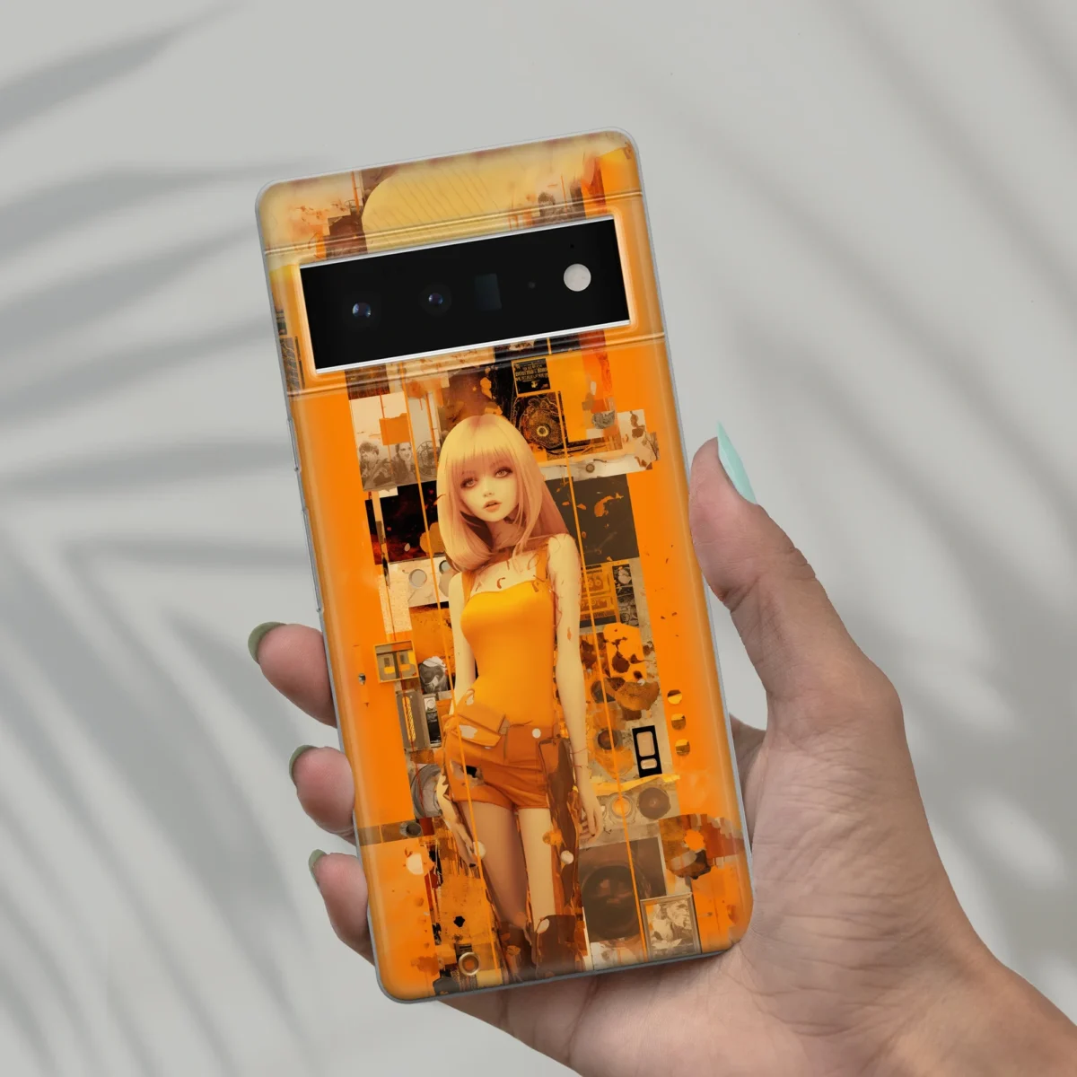 Aesthetic Orange︱Collage Phone case six copy